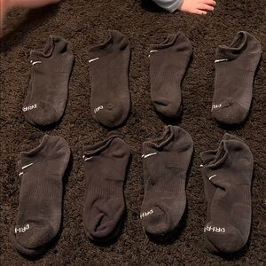 Nike Black Athletic Ankle Socks